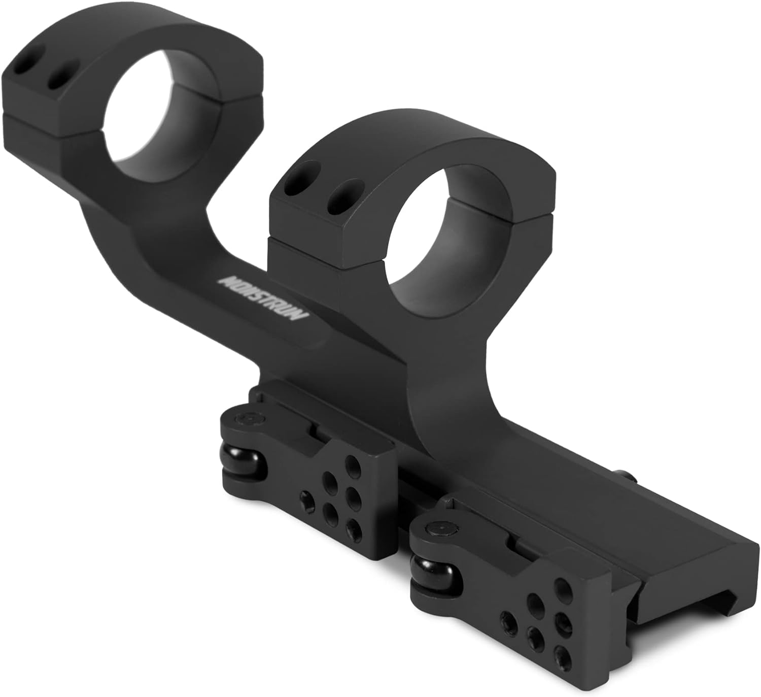 Monstrum Slim Profile Series Cantilever Offset Picatinny Scope Mount with Quick Release ohhunt.us