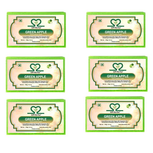 Image of green Apple Soap (6 x 125 g)