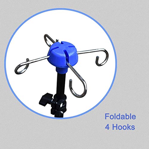 IV Retractable Pole Portable Stand Medical Tripod Folding Infusion Stand for Elderly Home Care,Hospital and Clinic
