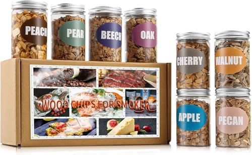 INSISART 8-Pack Natural Wood Chips