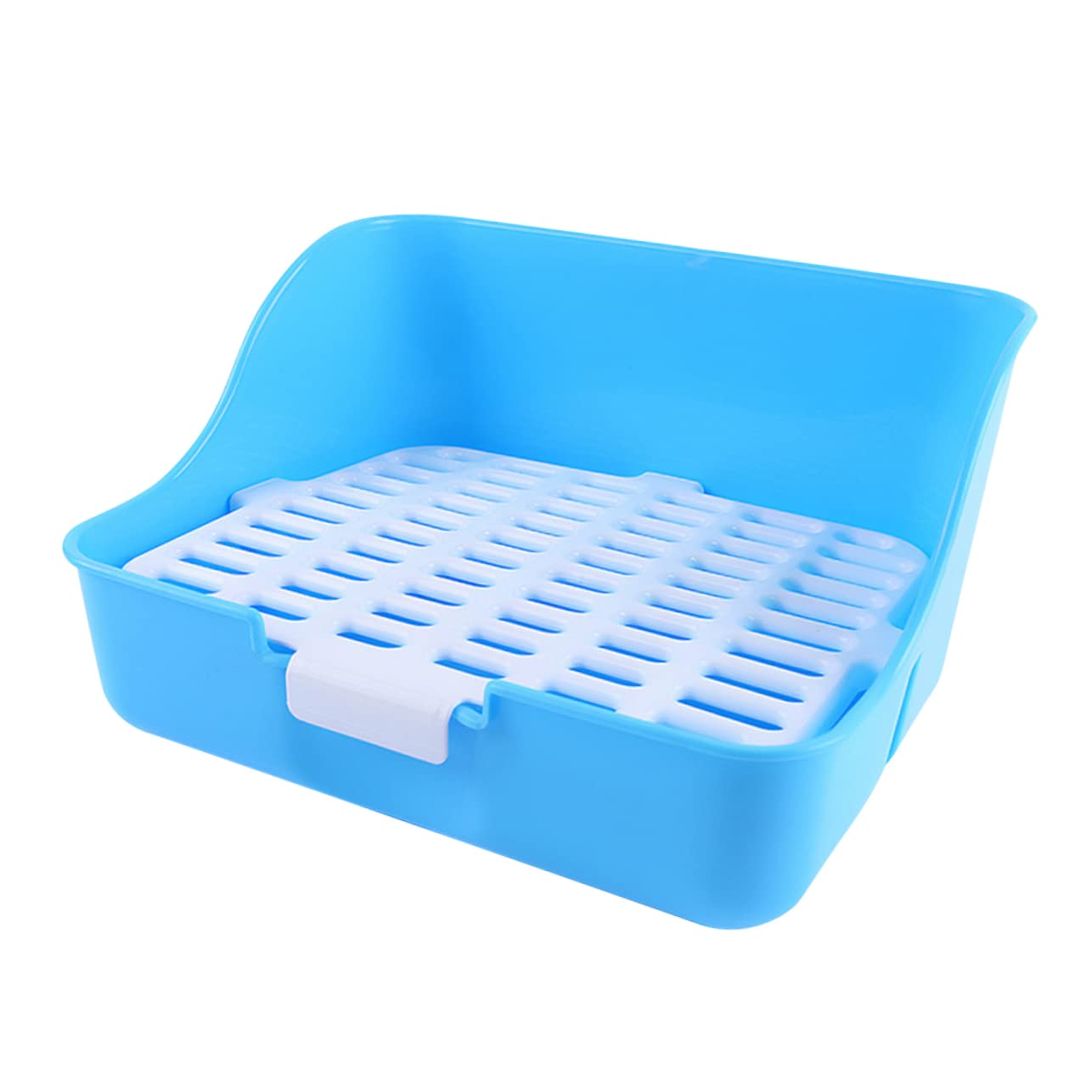 GALPADA Pet Dog Pee Toilet Training Fence Tray Pad Detachable Indoor Potty Trainer for Puppies Cats Random Color Easy to Use Durable Design Random Color