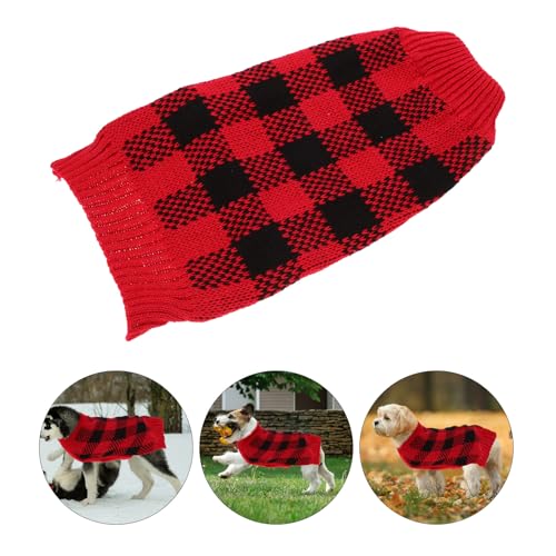 Pull d'hiver en maille confortable KOMBIUDA pour chiot et chien
