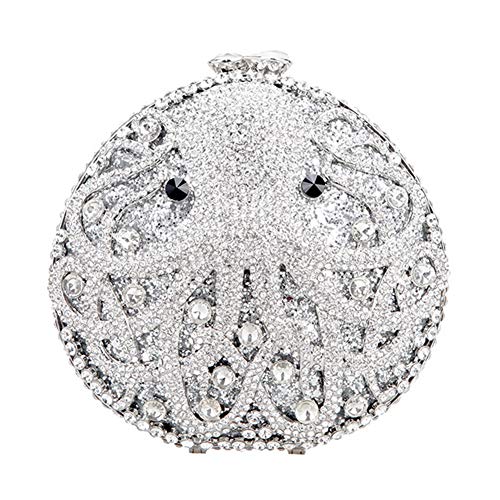 Pochette soirée haut de gamme pour femme avec minaudière mariage et chaîne or