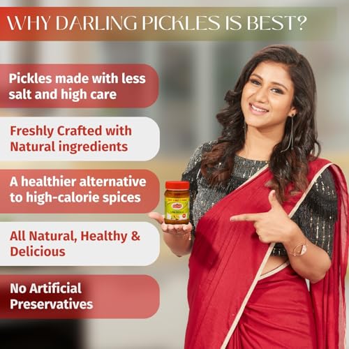 Image of Darling Lemon Pickles 200g (Buy1 & Get 1) (Traditional South Indian Taste | Authentic Lemon Achar | No Added Colours & Preservatives)