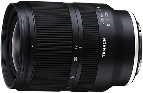 Tamron 17-28mm f/2.8 Di III RXD for Sony Mirrorless Full Frame/APS-C E Mount, Black (AFA046S700)
