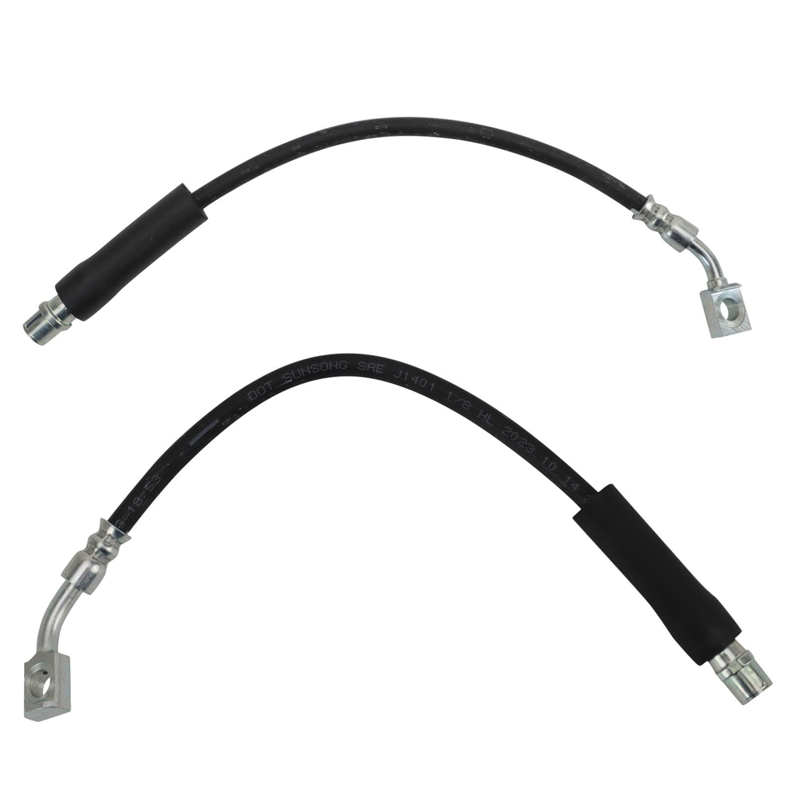 TRQ Rear Brake Hose Set
