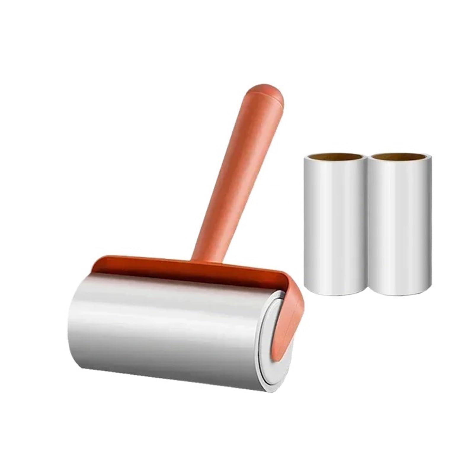 Cepillo de Limpieza Ropa for Quitar el Pelo Mascotas, Rollo Papel rasgable, Rodillo Adhesivo, maquinilla Afeitar Felpa, utensilio doméstico, 1 ud(Pink3 Roll)