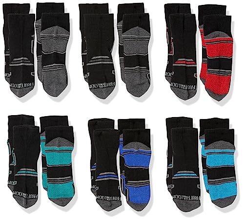 Fruit of the Loom Boys' Everyday Active Ankle Socks (12 Pack)3