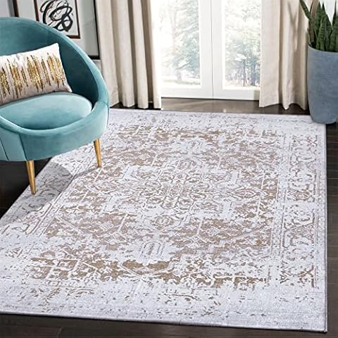 RoomTalks Ultradünn, schmutzabweisend, persisch, 12.7x17.8 cm, rutschfest, fusselfrei, Haustiere Cover