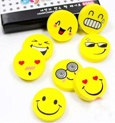 8 x Carino Modello Matita Gomma Gomme Scuola