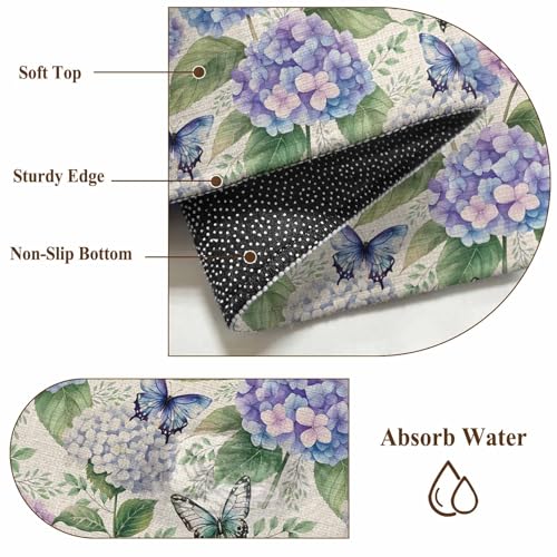 Tapete decorativo floral 3'x5' lavable para interior y exterior miniatura 7