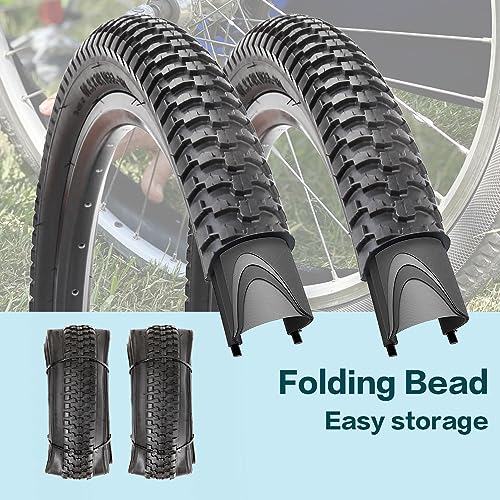 26″ Bike Tires 26 x 2.10 inch Folding Bike Tires Fit for 26