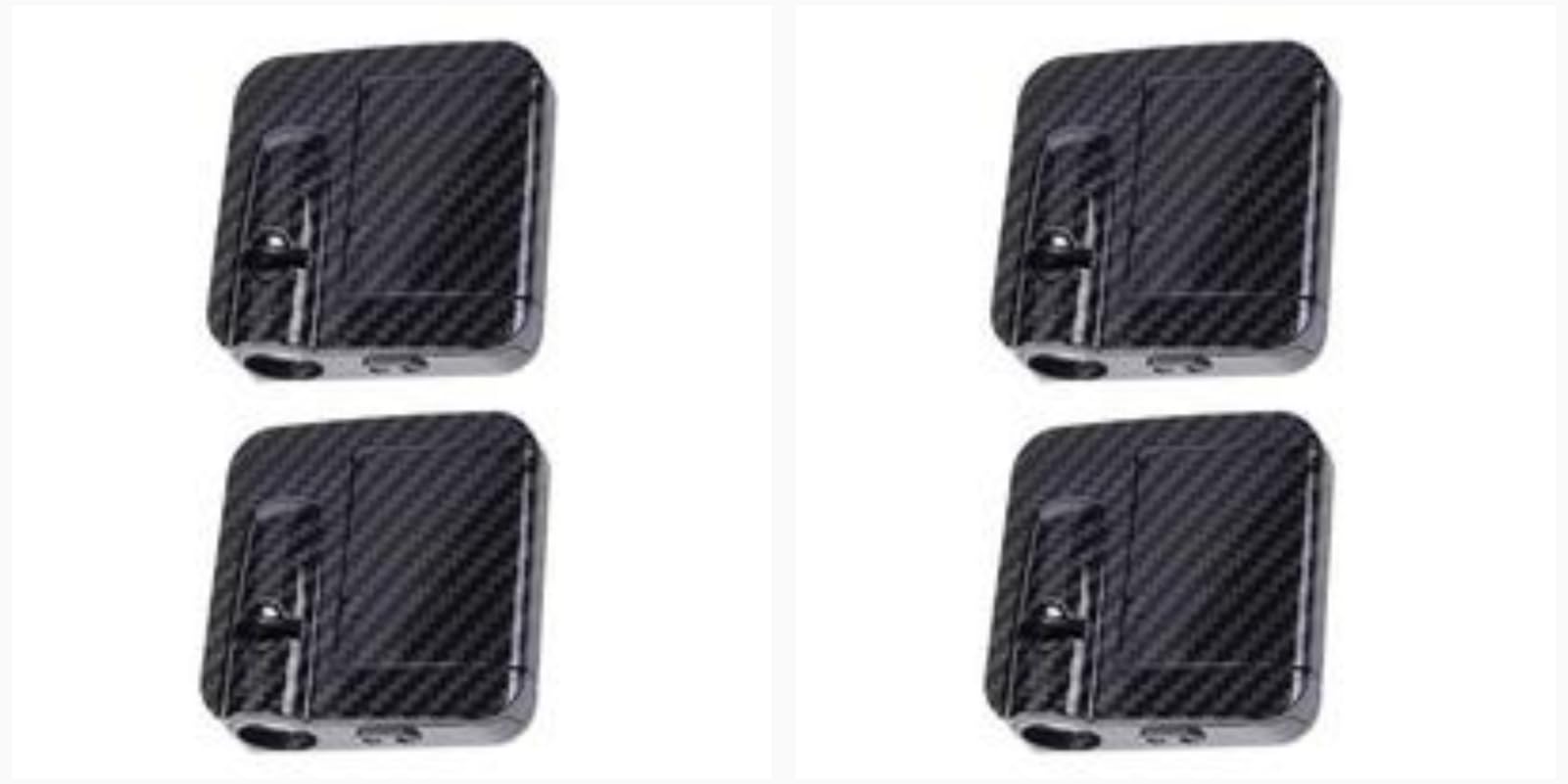 2 pares de luces de proyector de puerta de coche con alas de ángel, luces de charco de coche, luces inalámbricas de bienvenida para umbral de puerta de automóvil, luces de ambiente con proyector de