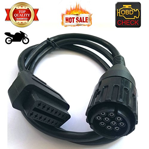 OBD 10pin Motocicleta Motocicleta Motor Adaptador de Diagnóstico Cable de Conector de la Motocicleta 10 pines ICOM D-HR-Tool®