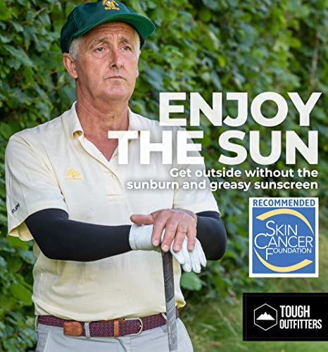 Tough Outdoors Sun Protection Arm Sleeves For Men & Women - Uv Sleeves - Sun Sleeves For Golf - Cycling & Football Sleeves #TOP5