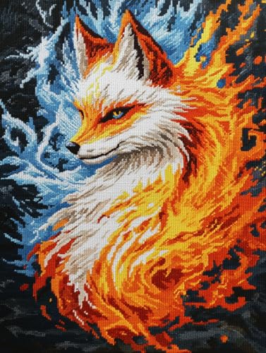 Broderie Diamant Animaux Fantastiques Anti Stress Peinture Diamant Kit Rond 40x50