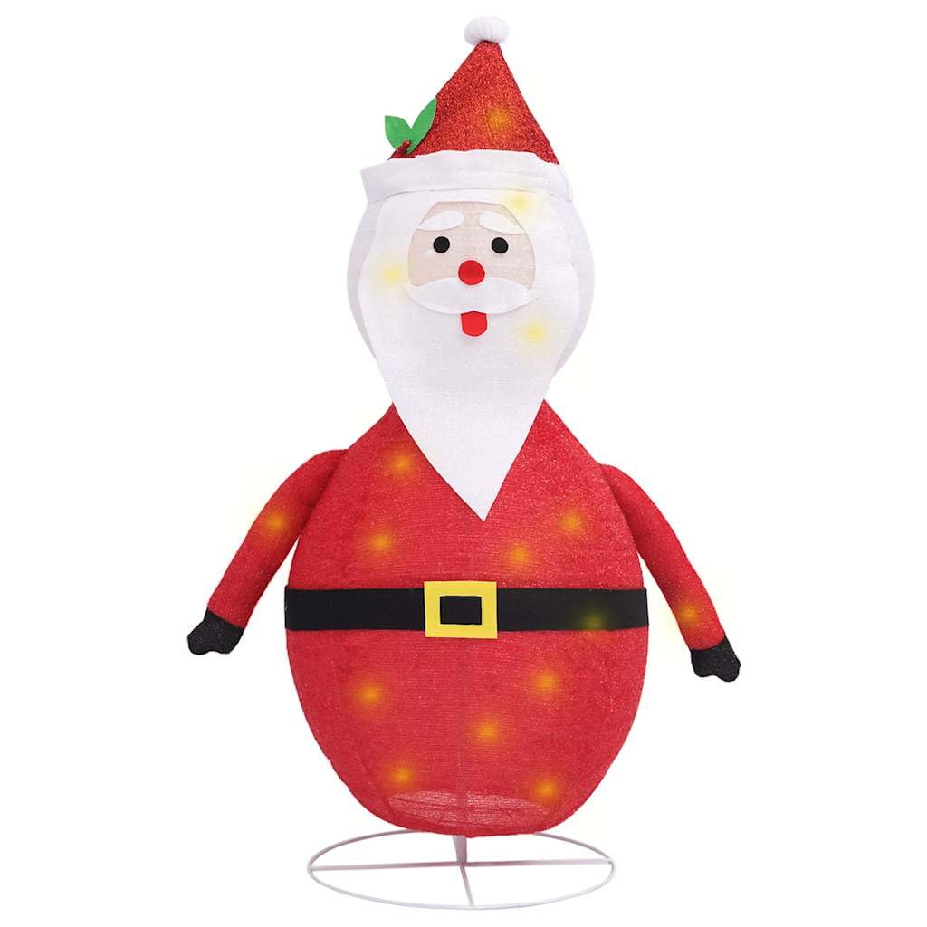 ZJMTOCYU Whimsical Santa Claus Figure for Holiday Cheer, LED Lighting, 4 ft Tall, Indoor & Outdoor Decor