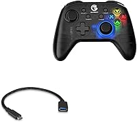 Vista 1 de BoxWave Cable compatible con GameSir T4 Pro - Adaptador de expansión USB, añade hardware conectado USB a tu teléfono