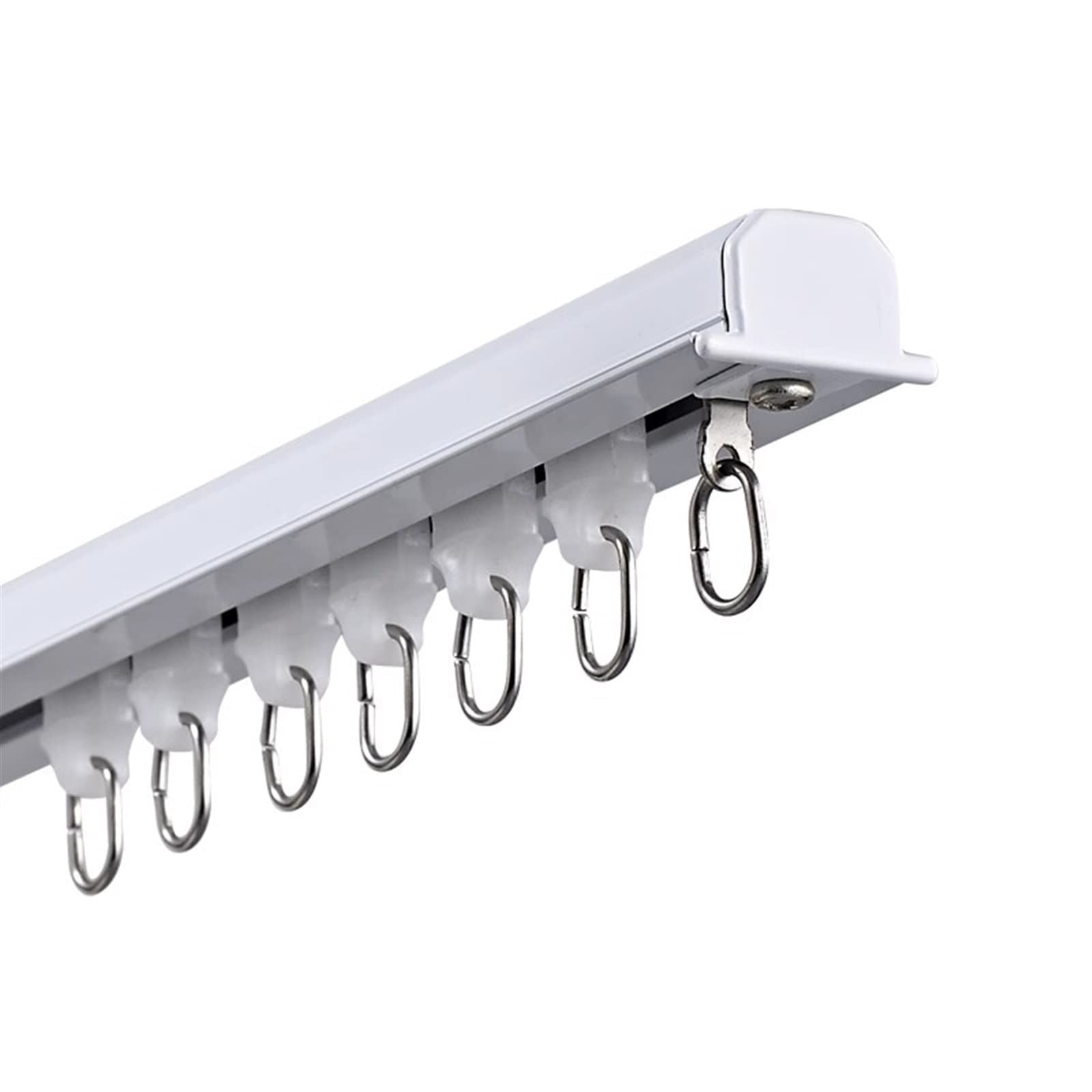 EverTrack Binario Per Tende Da Soffitto In Alluminio - Made In USA, 30 Piedi (9,14 Mt), Colore Ottone Satinato, Per Divisori E Privacy