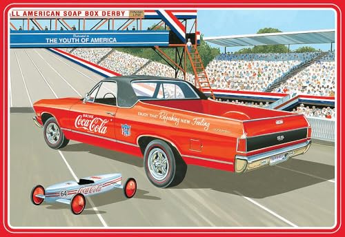 AMT Coca-Cola 1968 Chevy El Camino SS Kit Modelo 1:25 miniatura 1