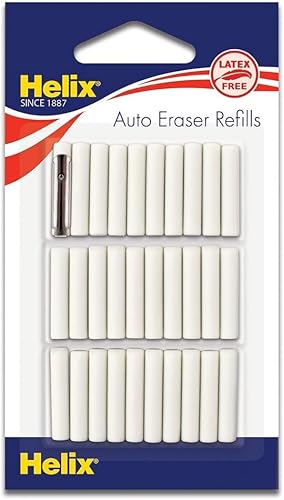 Helix - Recambios de borrador de polímero de alto polímero (paquete de 30) - Extiende la vida útil del borrador