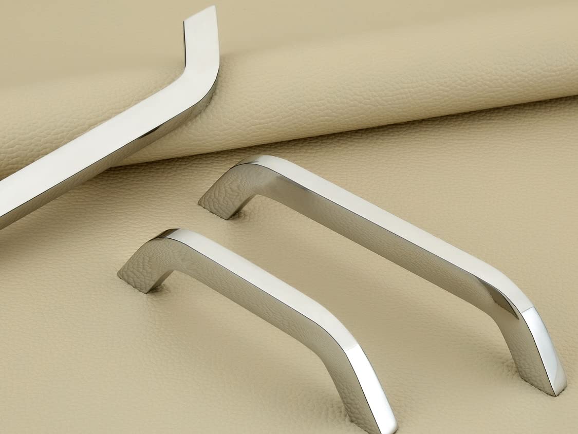 JWL Stainless Steel Square Cabinet Handles, Silver,8 Inch - Pack of 8 Pcs, Chrome Plated (8, 8) (B09N2H1391) Amazon Price History, Amazon Price Tracker