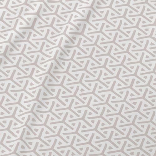 Juego de sábanas Burrito Blanco de algodón beige para cama de 105 cm 6