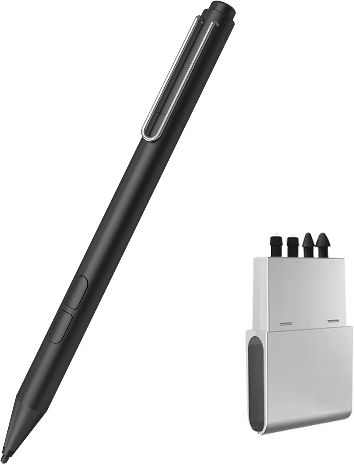 Stylus Pen for Surface Pro 9/8/X/7+/6/5/4/3/Surface 3, Surface Go 3/2/1, Surface Laptop/Studio/Book 4/3/2/1 with Palm Rejection, Smooth Writing,1024 Levels Pressure,Longer Battery Life+4 Pack Nibs