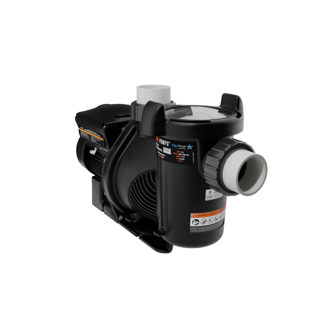 AquaStar Pipeline Pumps PLP150S Variable Speed High-Efficiency 1.5HP Pool Pump