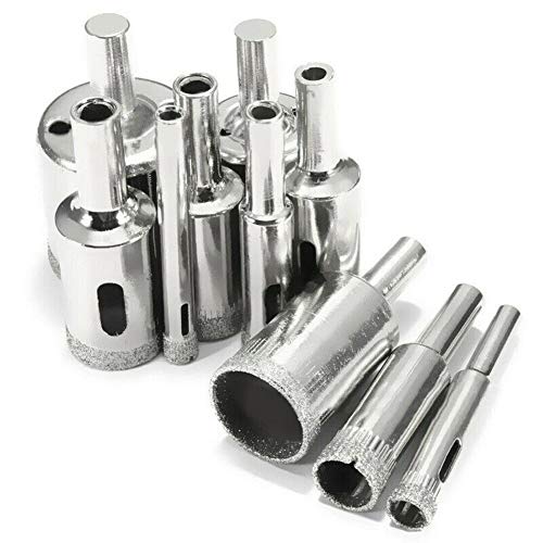Set de Brocas 10 Piezas 3-50mm Diamante Para Vidrio miniatura 1