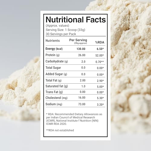 Image of FUELLED Raw Whey Protein Concentrate (Unflavoured, 1 kg) 26 g Protein, 56 g BCAA | Lab Tested for Muscle Growth & Recovery