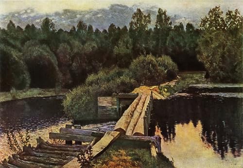 Impression affiches Isaac Levitan 60x90cm pour habiller un mur blanc vide