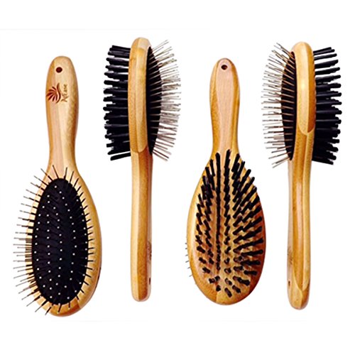 Double-Sided-Dog-Brush-for-Long-or-Short-Haired-Dogs-and-Cats-Natural-Bamboo-Eco-Friendly-Pet-Grooming-Dual-Sided-Pin-and-Bristles-for-Deshedding-Hair