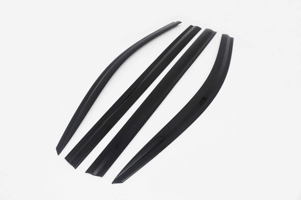 AUTOCLOVER Smoke Tinted Window Visors Rain Guards 4pcs for KIA Sedona 2015-2019