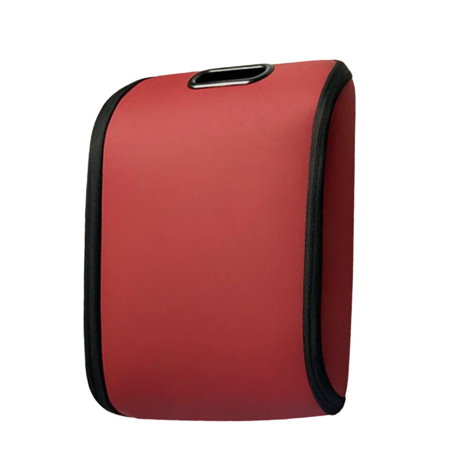 Gtylf Red Portable Car Shoes Holder Box Constructed Of Leather For Protecting Footwear During Commutes And Trip Shoes Container Shoe Organizers For Car
