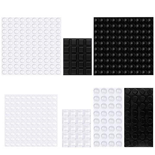 Preisvergleich Produktbild Selbstklebend Gummipuffer 404 Pcs Stoßfänger Pads Gummipuffer Anschlagdämpfer Silikon Stoßfänger Pads Elastikpuffer Türpuffer Selbstklebend Gummipuffer Möbel Stoßstangen für Türen Schränke Schubladen