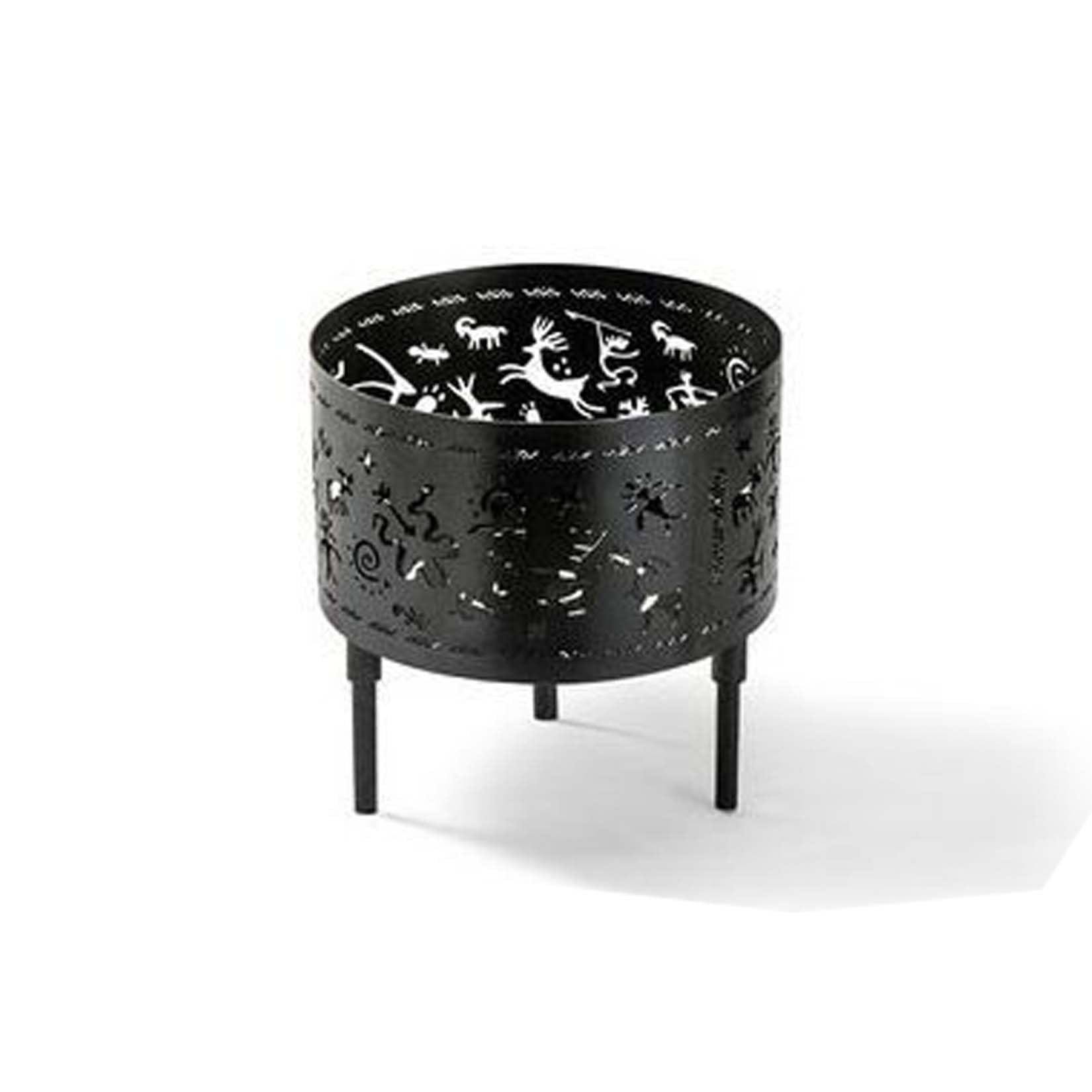 BNEI Pozo de Fuego, Pozo de Fuego de calefacción al Aire Libre, Hermoso patrón de Textura, Metal, múltiples tamaños (50CM)