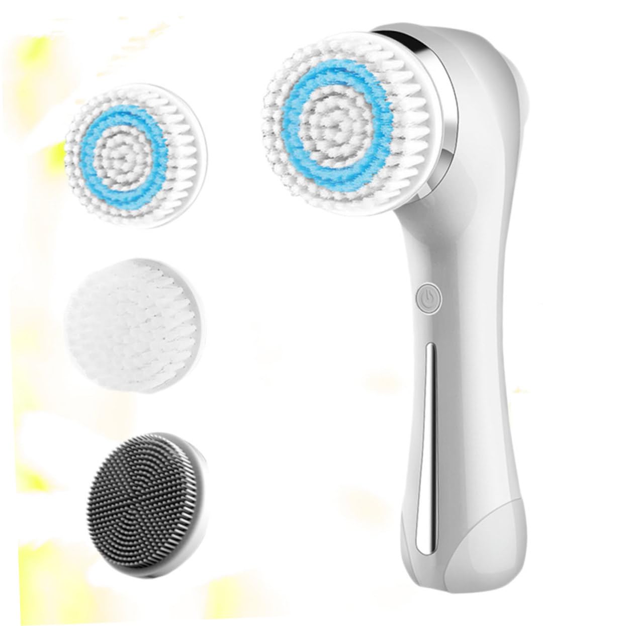 FOMIYES Elektrische Gesichtsreinigungsbürste Mit Ionentechnologie Sanfte Silikonmassage Für Gesichtspflege Kompakt Und Tragbar Verbesserte Nährstoffaufnahme Geeignet Für Damen Zuhause Und