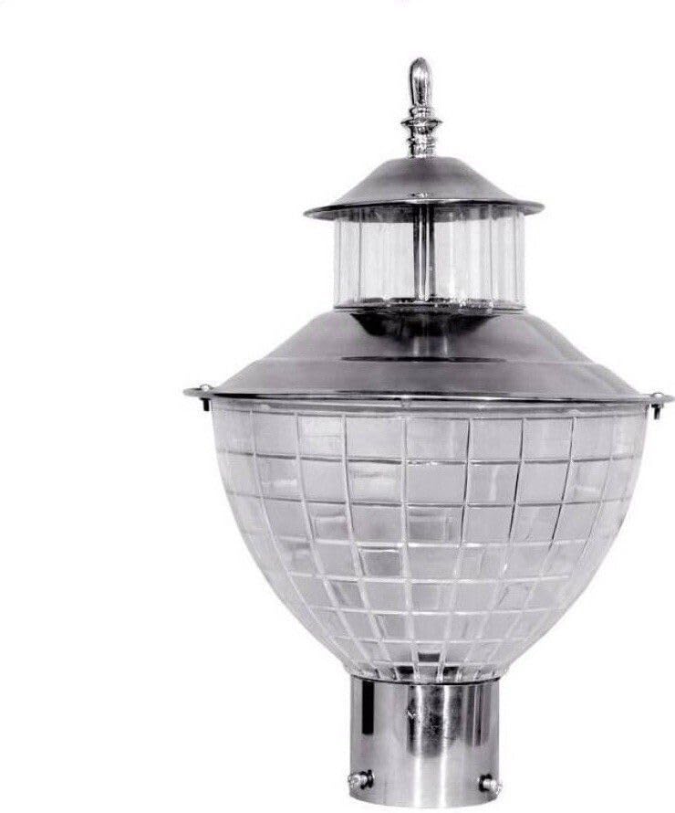Gate Light Clear Stainless Steel | Fixed Mount Outdoor Garden Field Roof Lighting Fixture | Durable Exterior Lamp for Yard Driveway Entrance-image-47