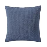Nautica - Throw Pillow, Super Soft Constructions with Zip Closure, Ideal for Couch or Bed, Coastal Home Essentials (Wave Texture Blue, 20' x 20')