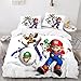 LKFFHAVD Super Mario - Juego de funda nórdica de dibujos animados (220 x 260 cm, 27)