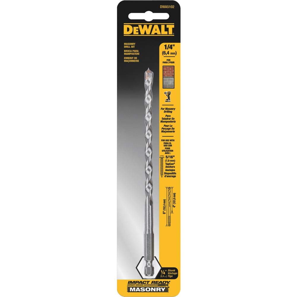 DeWalt Masonry Drill Bit - Fast Drilling -6