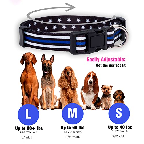 Collar para perro Native Pup Blue Line Mediano miniatura 3