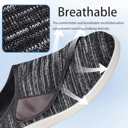 Womens Slippers Mens Wide Diabetic Shoes Width Adjustable Arthritis Edema Slippers Indoor Outdoor Comfortable Arch Support Orthopedic Shoes4