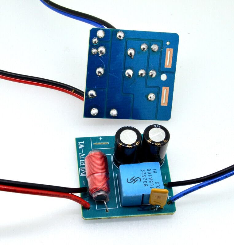 Generic 2pcs 2 Unit High-Low Audio Speaker Crossover Filters Amplifier Frequency Divider