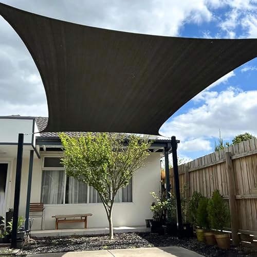 Toile d'ombrage noire contre la chaleur installer facilement sur pergola - 3