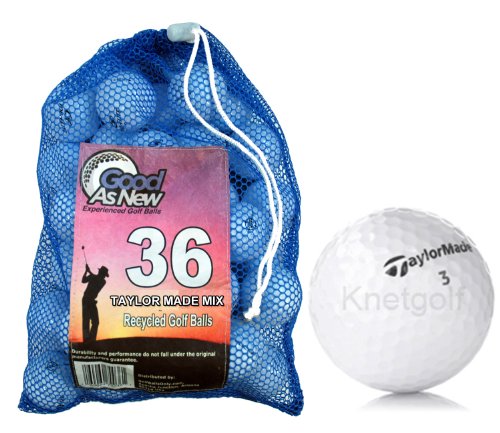 Balle de golf TaylorMade d'occasion en lot de 36 pour entrainement et parcours