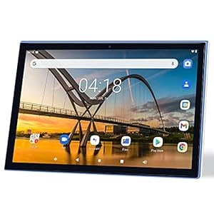 JHZL Tablet 10,1 Zoll Android 11 Google-Zertifiziert 3 GB RAM 32 GB ROM 2 MP + 5 MP Dual-Kamera 1,8 GHz Quad-Core IPS HD Touchscreen WiFi Tablet