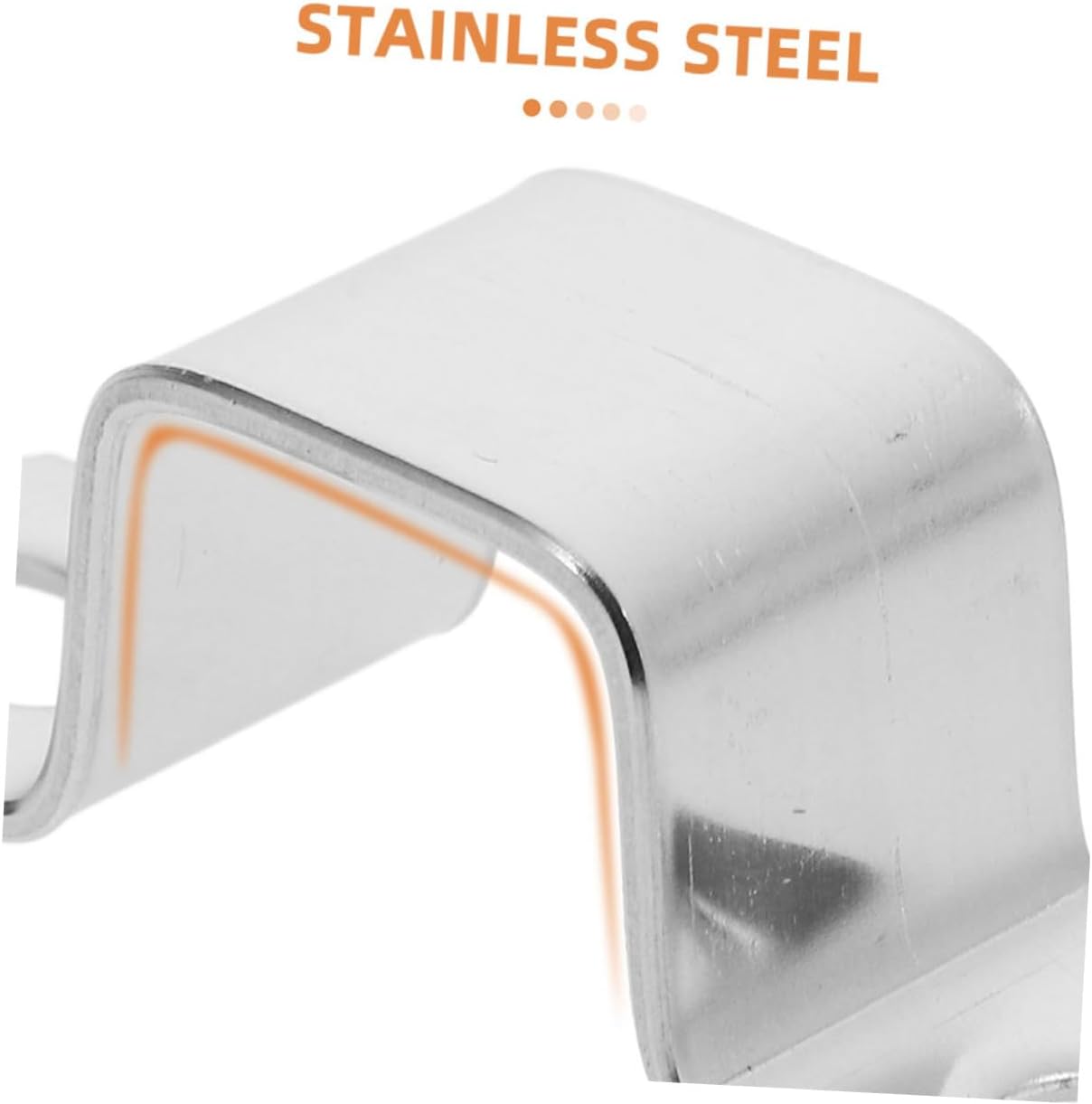 6pcs u Clamp Bracket Square Pipe Support for Secure Mounting Heavy Duty Pipe Hangers Supports for Use Versatile Design