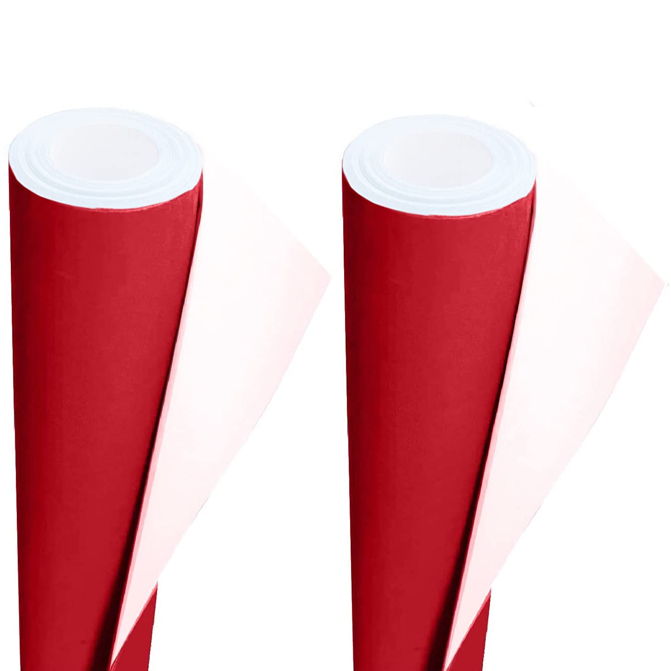 2 Rolls of Packing/Display Poster Paper Roll 3Ace Crafts โ 10 m x 76 cm Ideal for Wrapping Wrap Birthday Gifts Drawing Table Runner Covering Parcel Backing School Board โ Rose Colour โ image 1